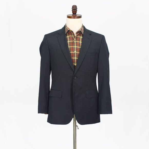 Hugo Boss 38R Gray Blazer Sport Coat Jacket 2-Button Solid T884 - Picture 1 of 11
